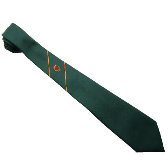 Korean Veterans Association Canada Vintage Necktie Green Tie - Picture 3 of 5